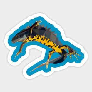 Great Crested Newt Sticker